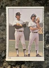 Greg Nettles [Rick Cerone] #238 Baseball Cards 1982 Fleer Stamps Prices