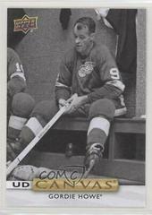 Gordie Howe Hockey Cards 2019 Upper Deck Canvas Prices