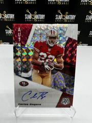 Carlos Rogers Football Cards 2020 Panini Mosaic Autographs Prices