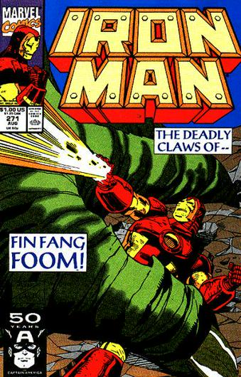 Iron Man #271 (1991) Cover Art