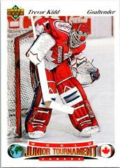 Trevor Kidd #58 Hockey Cards 1991 Upper Deck Czech World Juniors Prices