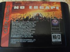 Cartridge (Front) | No Escape Sega Genesis