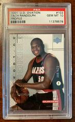 Zach Randolph [Profile] Basketball Cards 2001 Upper Deck Ovation Prices