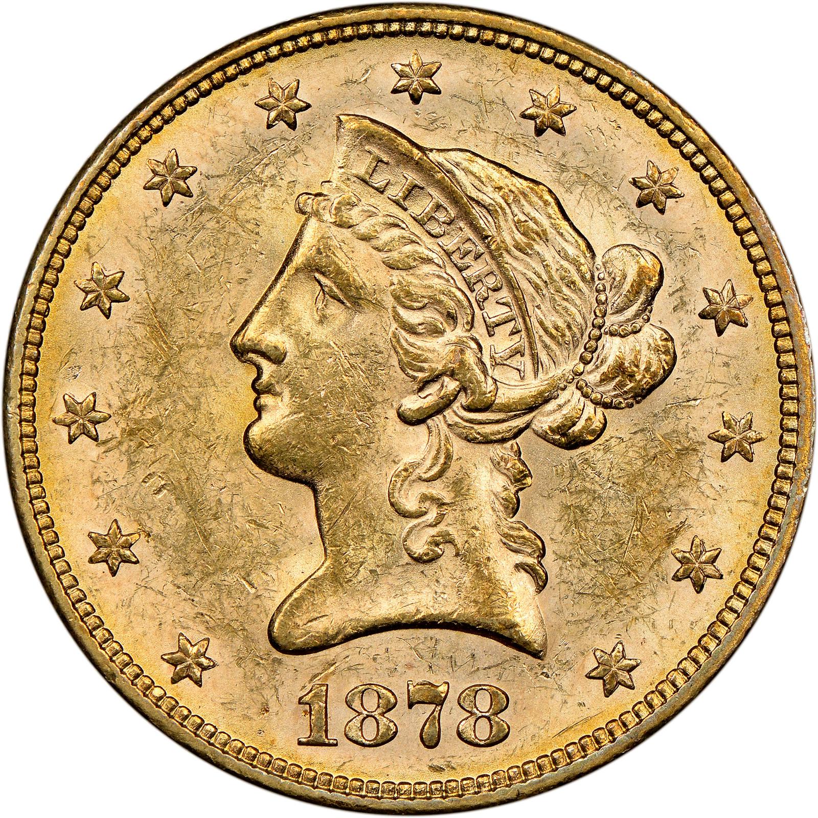 1878 [PROOF] Coins Liberty Head Gold Eagle