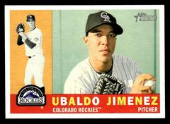 Ubaldo Jimenez #291 Baseball Cards 2009 Topps Heritage Prices