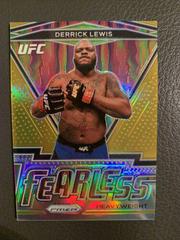 Derrick Lewis [Gold] #15 Ufc Cards 2021 Panini Prizm UFC Fearless Prices