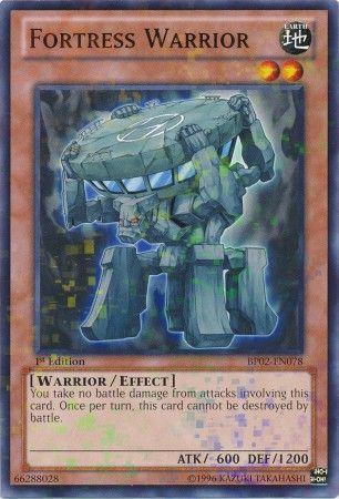 Fortress Warrior [Mosaic Rare 1st Edition] BP02-EN078 YuGiOh Battle Pack 2: War of the Giants