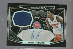 Khyri Thomas #KTH Basketball Cards 2018 Panini Obsidian Rookie Jersey Autographs Prices