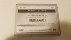 Robbie Lawler Ufc Cards 2012 Topps UFC Knockout Autographs Prices