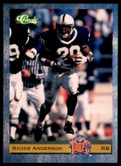 Richie Anderson #24 Football Cards 1993 Classic Prices