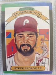 Steve Bedrosian #24 Baseball Cards 1989 Donruss Diamond Kings Prices