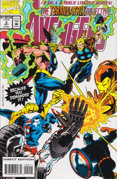 Avengers: The Terminatrix Objective #2 (1993) Comic Books Avengers: The Terminatrix Objective