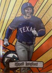 Wyatt Langford [Orange] #BG-3 Baseball Cards 2023 Bowman Draft Glass Prices