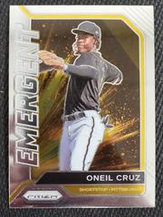 Oneil Cruz Baseball Cards 2021 Panini Prizm Emergent Prices