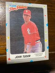 John Tudor Baseball Cards 1988 Fleer Star Stickers Prices