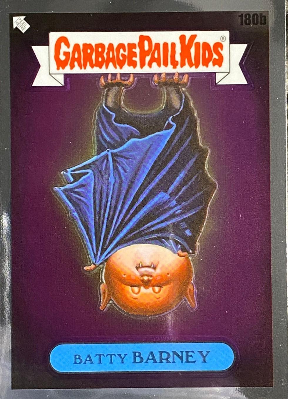 Batty BARNEY #180b 2022 Garbage Pail Kids Chrome