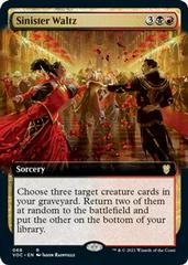 Sinister Waltz [Extended Art] Magic Innistrad: Crimson Vow Commander Prices