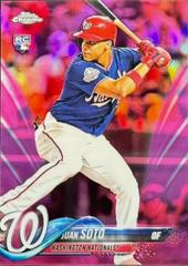 Juan Soto [Pink Refractor] #HMT55 Baseball Cards 2018 Topps Chrome Update Prices