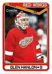 Glen Hanlon #266 Hockey Cards 1990 Topps Tiffany Prices
