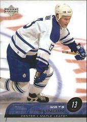 Mats Sundin Hockey Cards 2002 Upper Deck Prices