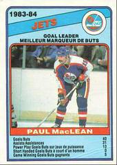 Paul MacLean Hockey Cards 1984 O-Pee-Chee Prices