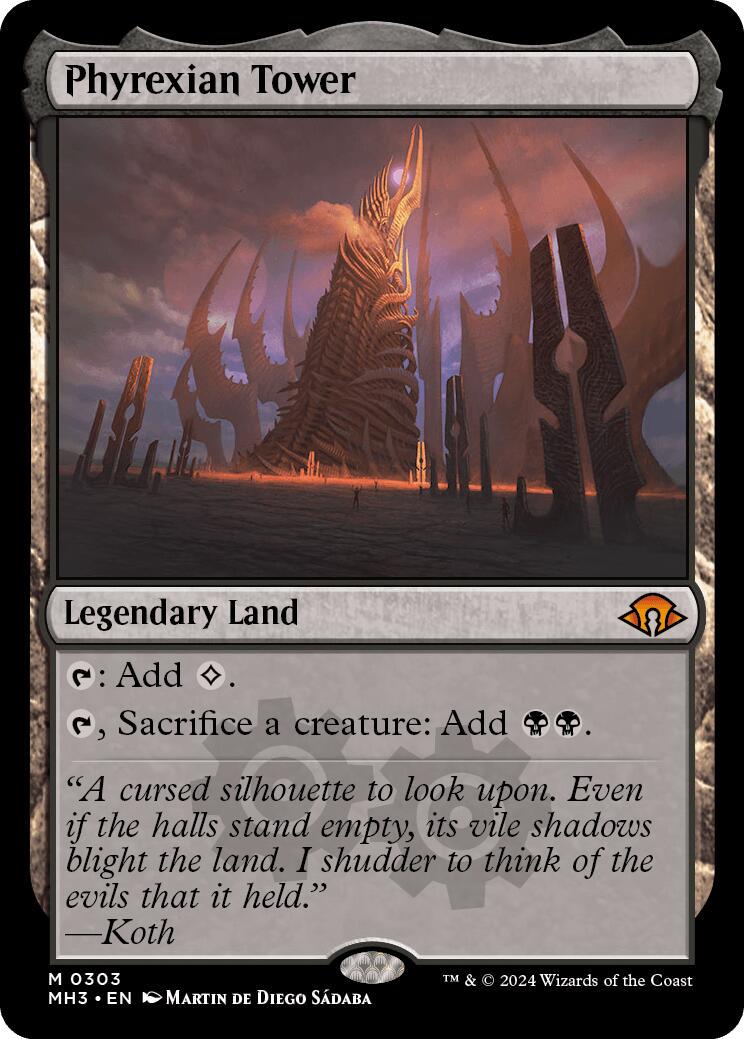 Phyrexian Tower #303 Magic Modern Horizons 3