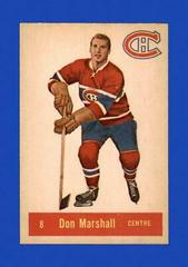 Don Marshall #8 Hockey Cards 1957 Parkhurst Prices