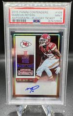 Marcus Peters [Helmet Autograph Playoff Ticket] Football Cards 2015 Panini Contenders Prices