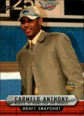 Carmelo Anthony Basketball Cards 2009 Topps Draft Snapshot Prices