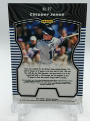 Back Of Card | Chipper Jones Baseball Cards 2021 Panini Mosaic Producers
