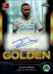 Julian Green [Autograph] Soccer Cards 2021 Topps Chrome Bundesliga Golden Generation Prices