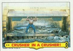 Crusher In A Crusher Wrestling Cards 1985 Topps WWF Prices