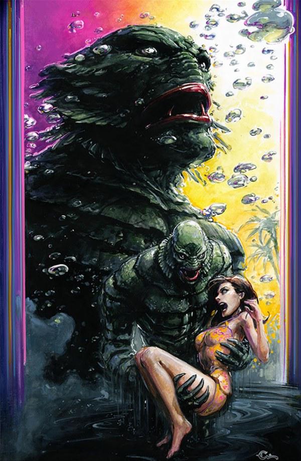 Universal Monsters: Creature From The Black Lagoon Lives! [Crain Virgin] #1 (2024) Comic Books Universal Monsters: Creature From The Black Lagoon Lives