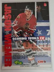 Backside | Jason Wiemer Hockey Cards 1994 Classic Picks