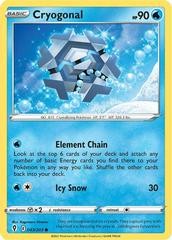 Cryogonal #43 Pokemon Evolving Skies Prices