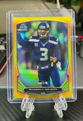 Russell Wilson [Gold Refractor] #30 Football Cards 2014 Bowman Chrome Prices