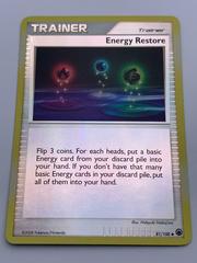 Energy Restore [Reverse Holo] Pokemon Majestic Dawn Prices
