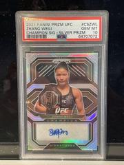 Zhang Weili [Silver] Ufc Cards 2021 Panini Prizm UFC Champion Signatures Prices