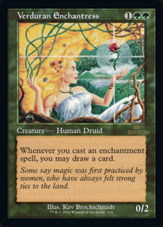 Verduran Enchantress #515 Prices | Magic 30th Anniversary | Magic Cards