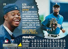 Card Back | Ken Griffey Jr. Baseball Cards 1995 Pinnacle