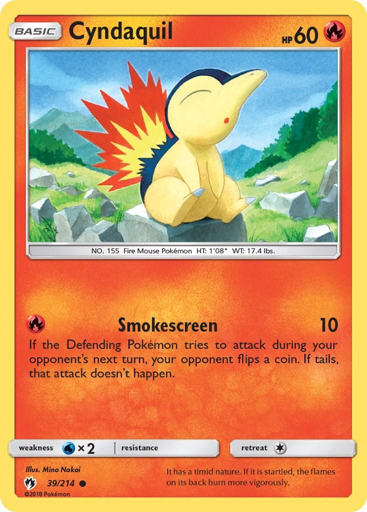 Cyndaquil #39 Pokemon Lost Thunder