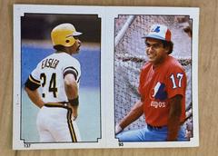 Mike Easler [Manny Trillo] #137/93 Baseball Cards 1984 Topps Stickers Prices