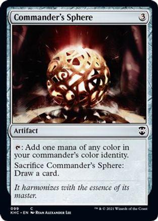 Commander's Sphere Magic Kaldheim Commander