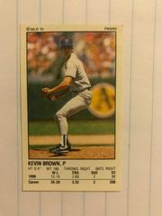 Kevin Brown #208 Baseball Cards 1991 Panini Stickers Prices