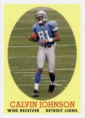 Calvin Johnson Football Cards 2007 Topps Turn Back the Clock Prices