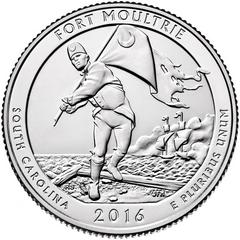 2016 P [FORT MOULTRIE PROOF] Coins America the Beautiful 5 Oz Prices