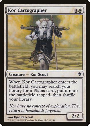 Kor Cartographer [Foil] Magic Zendikar