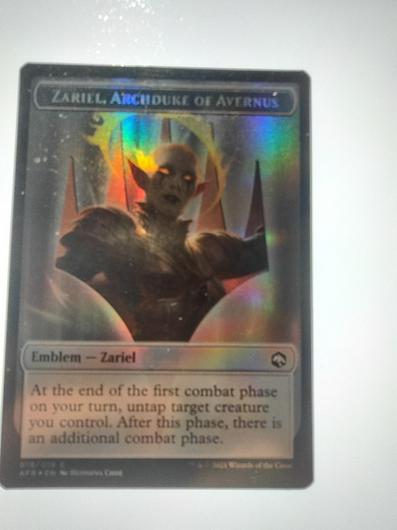 Zariel, Archduke of Avernus [Extended Art Foil] photo