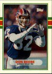 Don Beebe Football Cards 1989 Topps Traded Prices