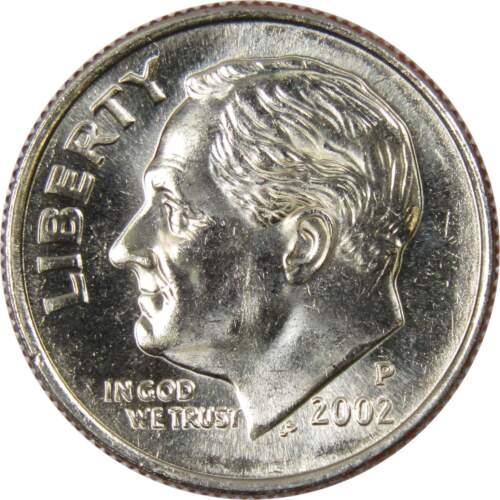 2002 P Coins Roosevelt Dime